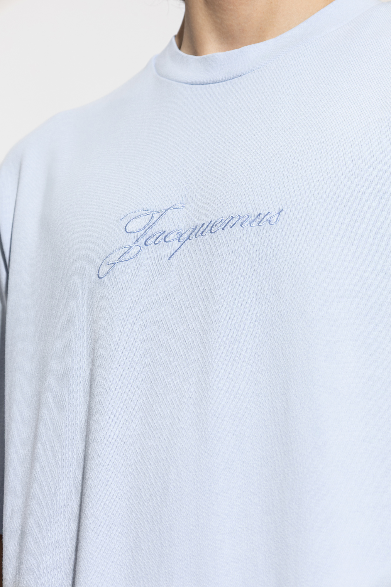 Jacquemus T-shirt with embroidered logo | Men's | Vitkac